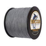 1000M 1094Yds Grey 10lb-300lb HERCULES PE Braided Fishing Line 8 Strands