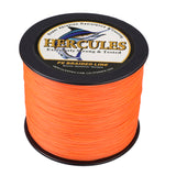 1000M 1094Yds Orange 10lb-300lb HERCULES PE Braided Fishing Line 8 Strands
