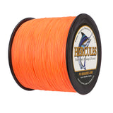 1000M 1094Yds Orange 10lb-300lb HERCULES PE Braided Fishing Line 8 Strands