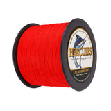 1000M 1094Yds Red 6lb-100lb HERCULES PE PE Braided Fishing Line 4 Strands