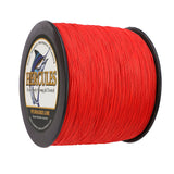 1000M 1094Yds Red 10lb-300lb HERCULES PE Braided Fishing Line 8 Strands