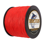 1000M 1094Yds Red 10lb-300lb HERCULES PE Braided Fishing Line 8 Strands