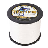 1000M 1094Yds White 10lb-300lb HERCULES PE Braided Fishing Line 8 Strands