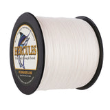 1000M 1094Yds White 10lb-300lb HERCULES PE Braided Fishing Line 8 Strands