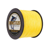 1000M 1094Yds Yellow 6lb-100lb HERCULES PE Braided Fishing Line 4 Strands