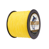 1000M 1094Yds Yellow 6lb-100lb HERCULES PE Braided Fishing Line 4 Strands