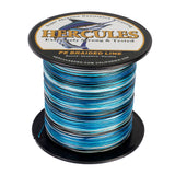 100M 109Yds Camo Blue 10lb-300lb HERCULES PE Braided Fishing Line 8 Strands
