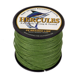 100M 109Yds Army Green 10lb-300lb HERCULES PE Braided Fishing Line 8 Strands
