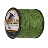 100M 109Yds Army Green 10lb-300lb HERCULES PE Braided Fishing Line 8 Strands