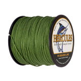 100M 109Yds Army Green 10lb-300lb HERCULES PE Braided Fishing Line 8 Strands