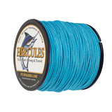100M 109Yds Blue 10lb-300lb HERCULES PE Braided Fishing Line 8 Strands