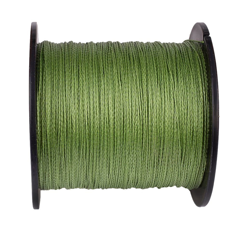 100M 109Yds Army Green 6lb-100lb HERCULES PE Braided Fishing Line 4 Strands