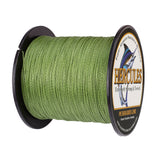 100M 109Yds Army Green 6lb-100lb HERCULES PE Braided Fishing Line 4 Strands