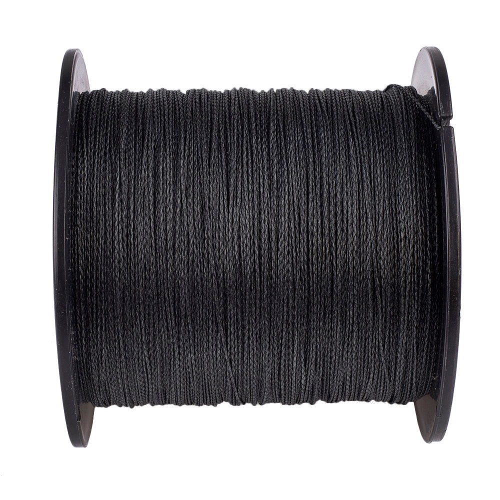 100M 109Yds Black 6lb-100lb HERCULES PE Braided Fishing Line 4 Strands