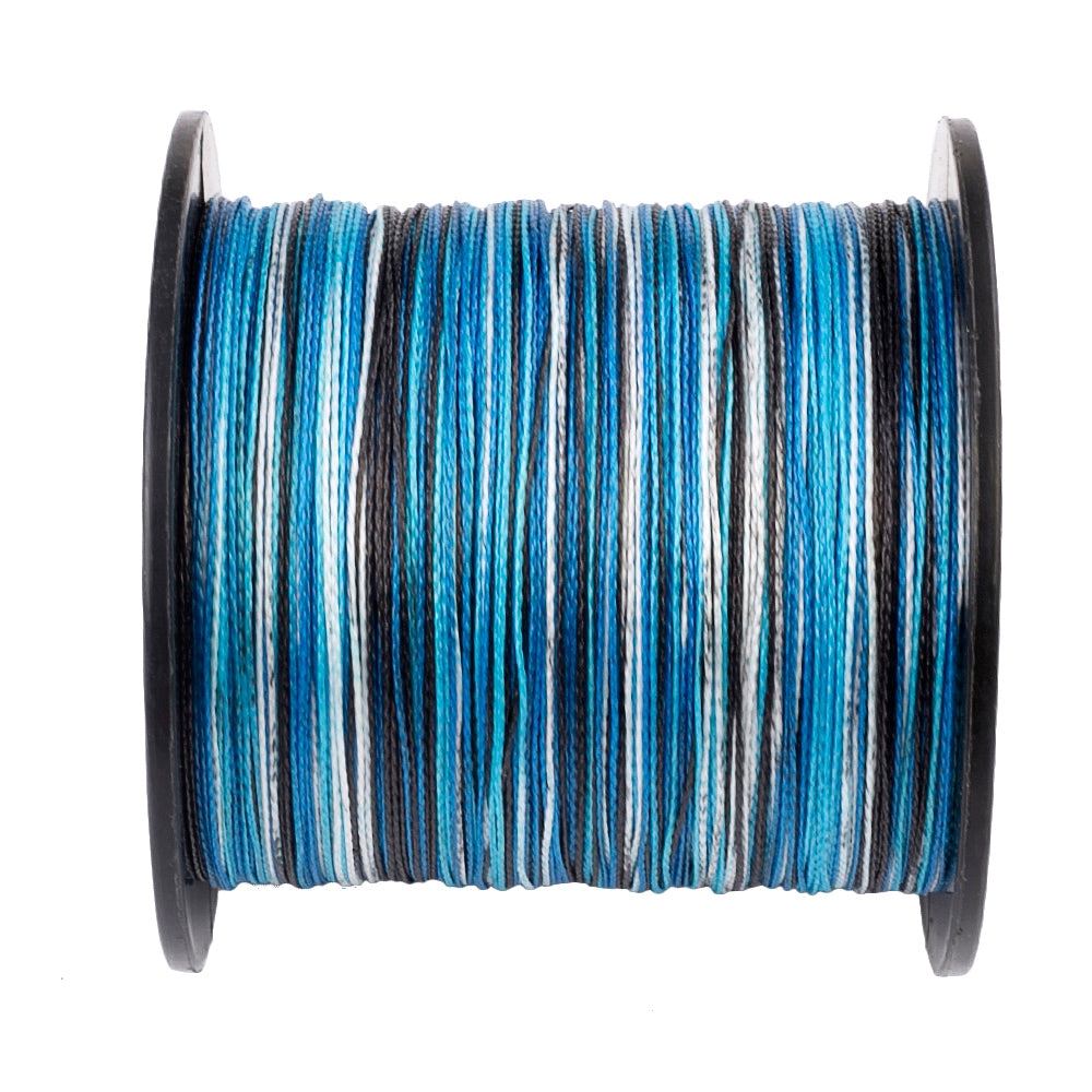 100M 109Yds Camo Blue 6lb-100lb HERCULES PE Braided Fishing Line 4 Strands