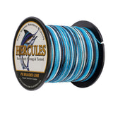 100M 109Yds Camo Blue 6lb-100lb HERCULES PE Braided Fishing Line 4 Strands
