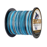 100M 109Yds Camo Blue 6lb-100lb HERCULES PE Braided Fishing Line 4 Strands