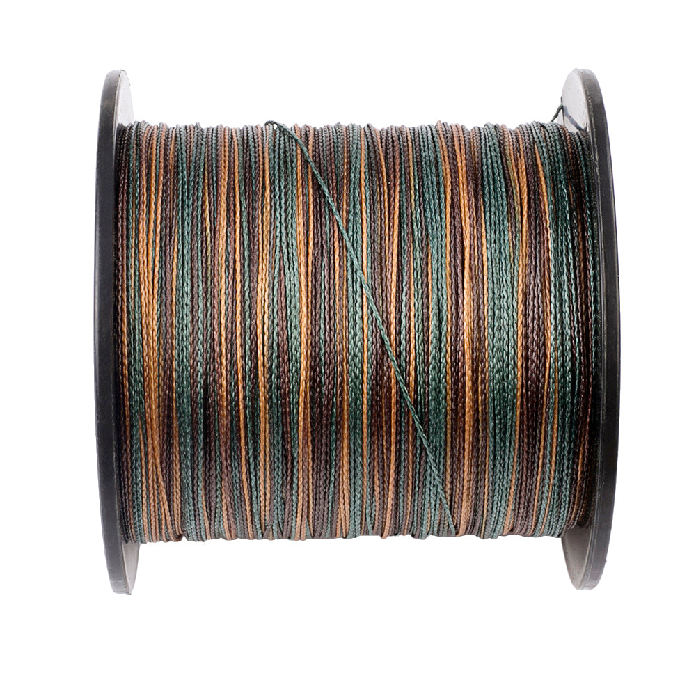 100M 109Yds Camouflage 6lb-100lb HERCULES PE Braided Fishing Line 4 Strands