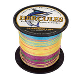 100M 109Yds Multicolor 6lb-100lb HERCULES PE Braided Fishing Line 4 Strands