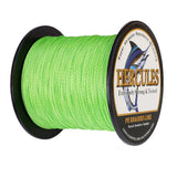 100M 109Yds Fluo Green 6lb-100lb HERCULES PE Braided Fishing Line 4 Strands