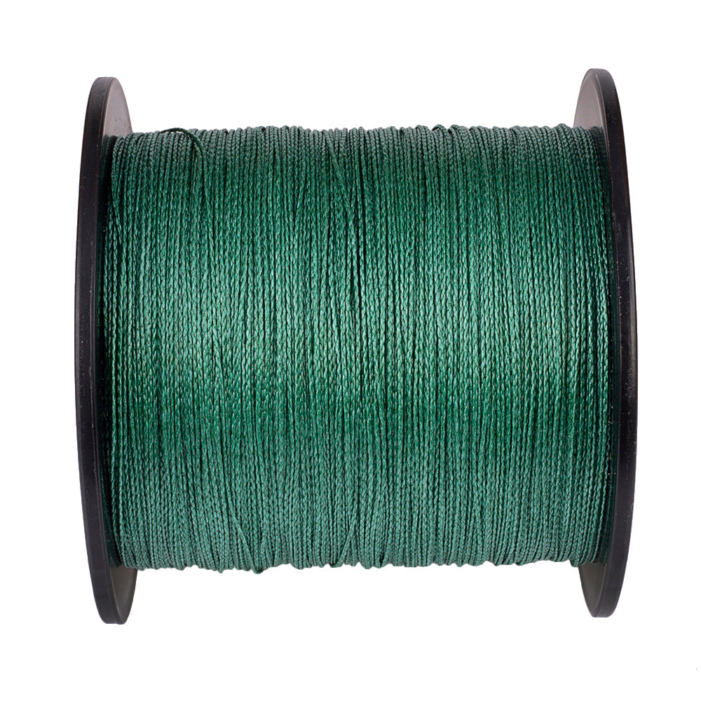 100M 109Yds Green 6lb-100lb HERCULES PE Braided Fishing Line 4 Strands