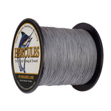 100M 109Yds Grey 6lb-100lb HERCULES PE Braided Fishing Line 4 Strands
