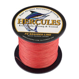 100M 109Yds Red 6lb-100lb HERCULES PE Braided Fishing Line 4 Strands
