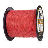 100M 109Yds Red 6lb-100lb HERCULES PE Braided Fishing Line 4 Strands