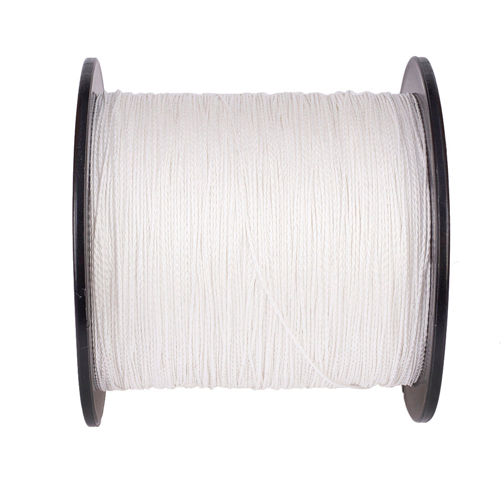 100M 109Yds White 6lb-100lb HERCULES PE Braided Fishing Line 4 Strands