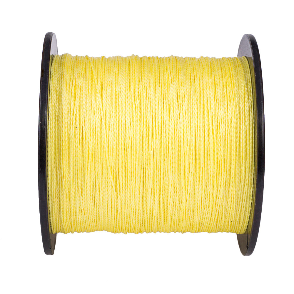100M 109Yds Yellow 6lb-100lb HERCULES PE Braided Fishing Line 4 Strands