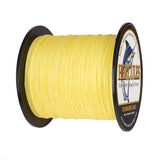 100M 109Yds Yellow 6lb-100lb HERCULES PE Braided Fishing Line 4 Strands