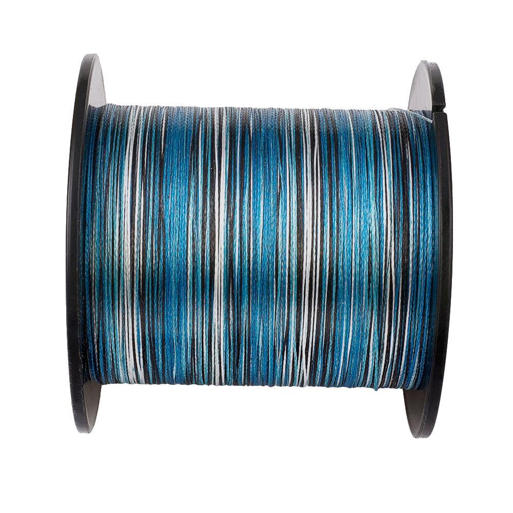 100M 109Yds Camo Blue 6lb-100lb HERCULES PE Braided Fishing Line 4 Strands