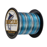 100M 109Yds Camo Blue 6lb-100lb HERCULES PE Braided Fishing Line 4 Strands