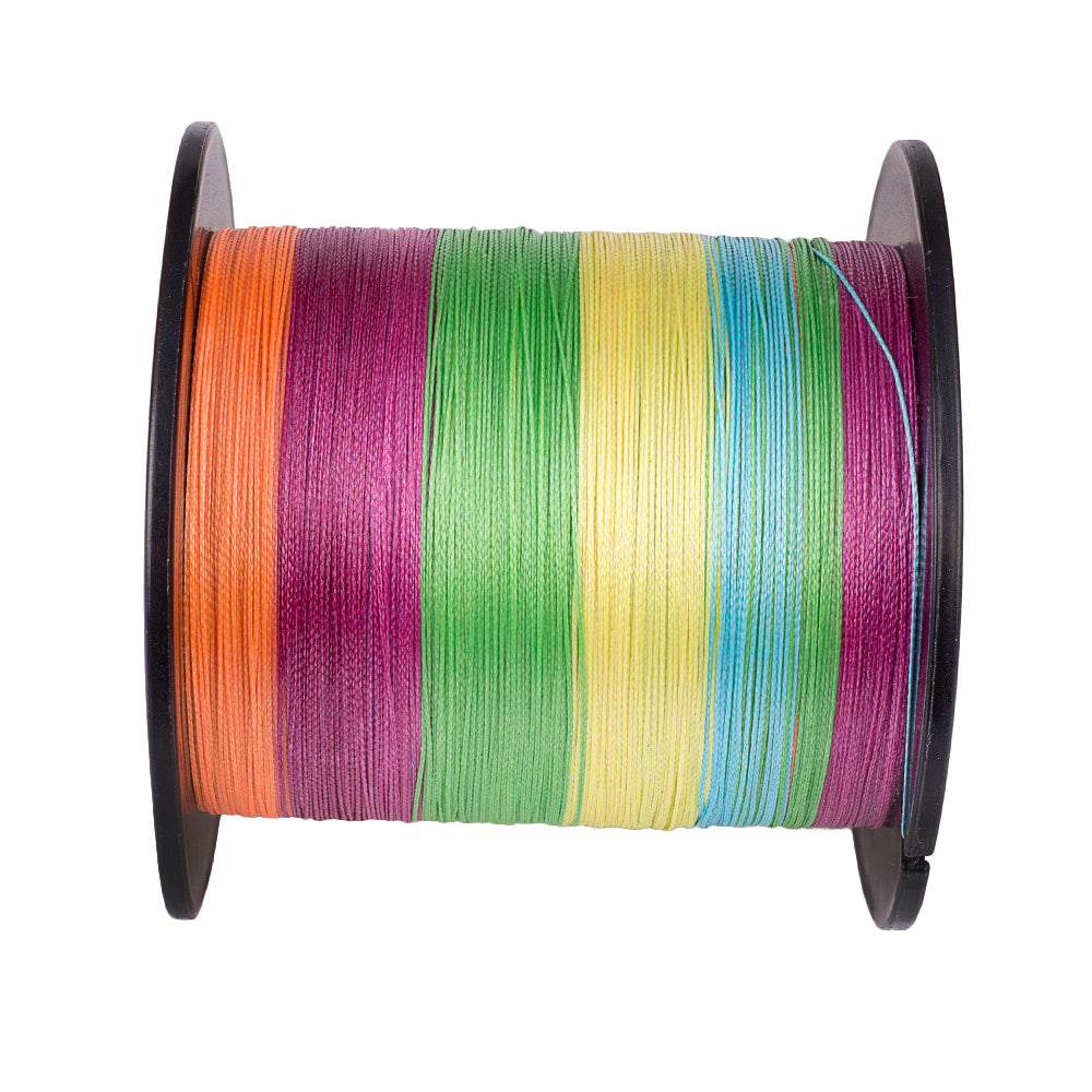 100M 109Yds Multicolor 6lb-100lb HERCULES PE Braided Fishing Line 4 Strands