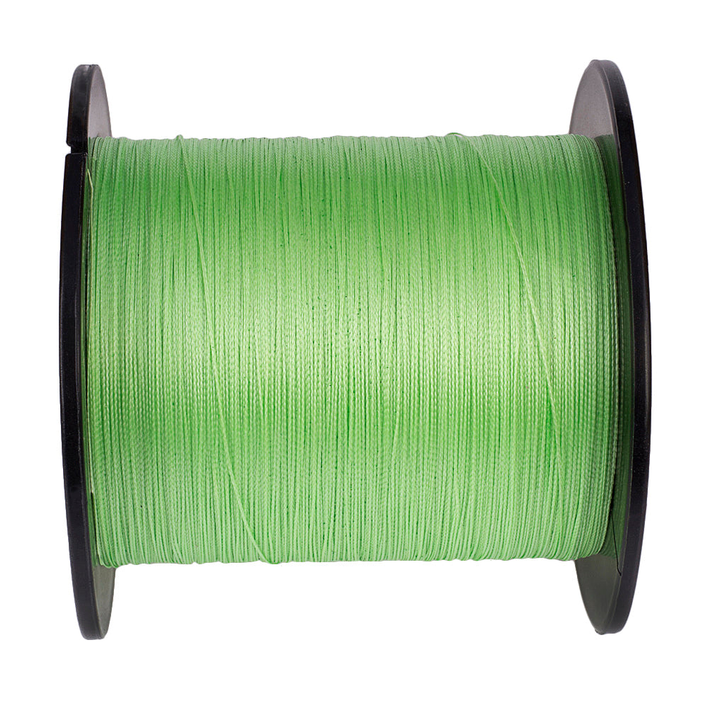 100M 109Yds Fluo Green 6lb-100lb HERCULES PE Braided Fishing Line 4 Strands