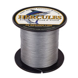 100M 109Yds Grey 6lb-100lb HERCULES PE Braided Fishing Line 4 Strands