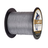 100M 109Yds Grey 6lb-100lb HERCULES PE Braided Fishing Line 4 Strands