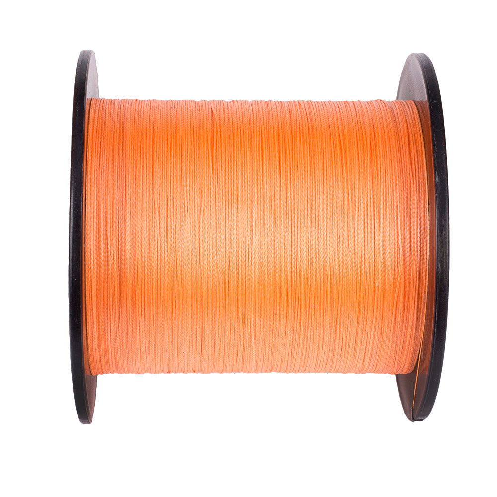 100M 109Yds Orange 6lb-100lb HERCULES PE Braided Fishing Line 4 Strands