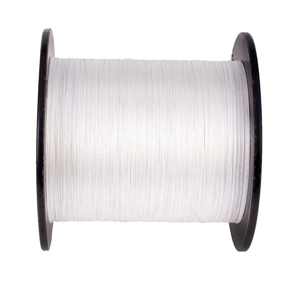 100M 109Yds White 6lb-100lb HERCULES PE Braided Fishing Line 4 Strands