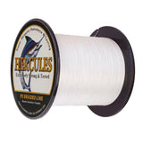 100M 109Yds White 6lb-100lb HERCULES PE Braided Fishing Line 4 Strands