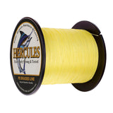 100M 109Yds Yellow 6lb-100lb HERCULES PE Braided Fishing Line 4 Strands