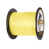 100M 109Yds Yellow 6lb-100lb HERCULES PE Braided Fishing Line 4 Strands