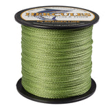 100M 109Yds Army Green 6lb-100lb HERCULES PE Braided Fishing Line 4 Strands