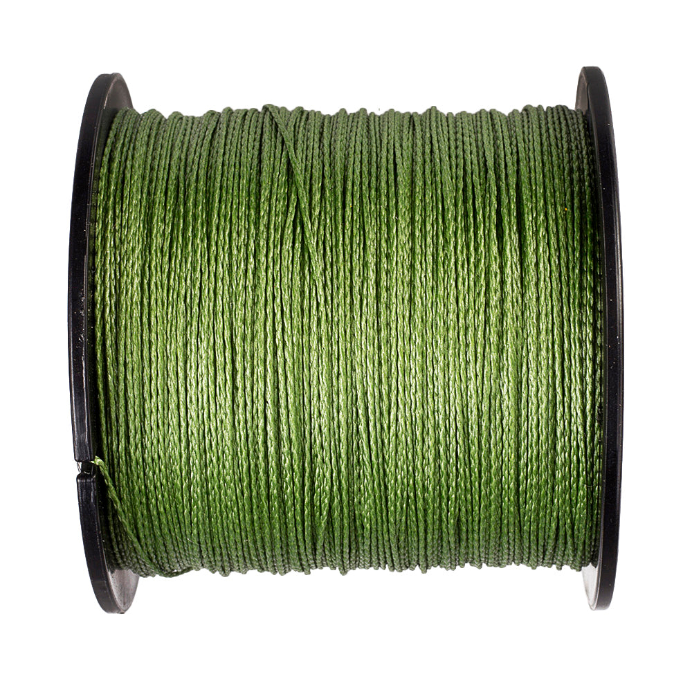 100M 109Yds Army Green 6lb-100lb HERCULES PE Braided Fishing Line 4 Strands