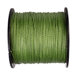 100M 109Yds Army Green 6lb-100lb HERCULES PE Braided Fishing Line 4 Strands