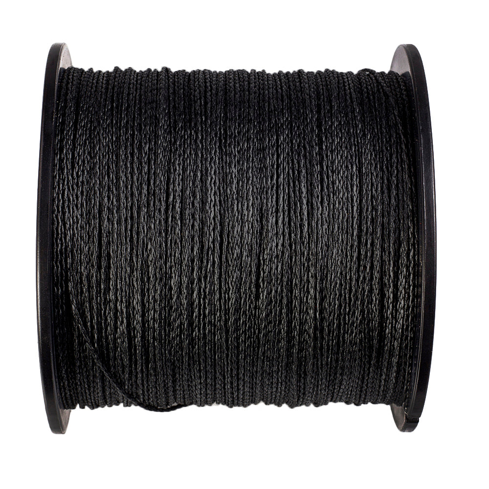 100M 109Yds Black 6lb-100lb HERCULES PE Braided Fishing Line 4 Strands