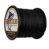 100M 109Yds Black 6lb-100lb HERCULES PE Braided Fishing Line 4 Strands