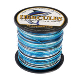 100M 109Yds Camo Blue 6lb-100lb HERCULES PE Braided Fishing Line 4 Strands