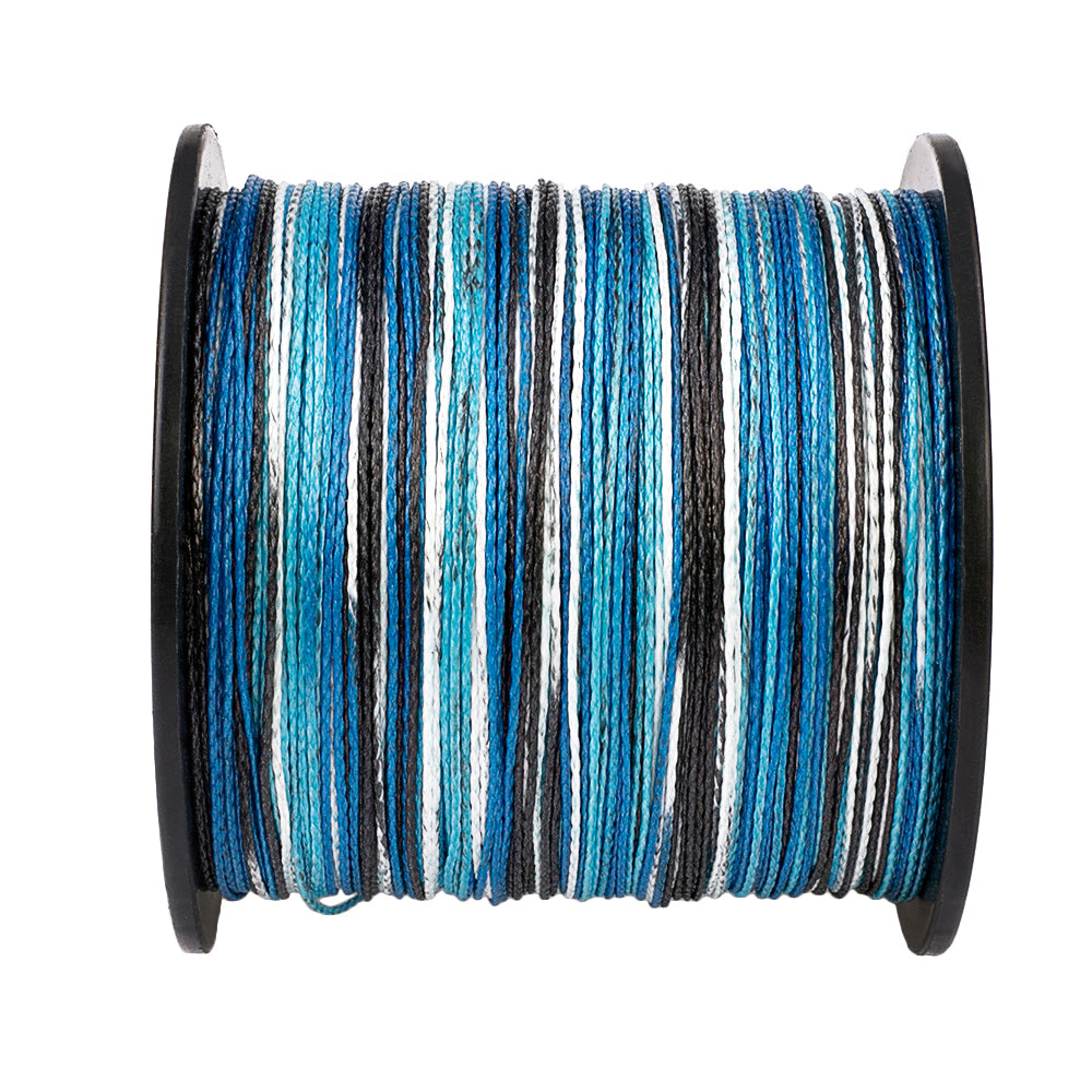 100M 109Yds Camo Blue 6lb-100lb HERCULES PE Braided Fishing Line 4 Strands