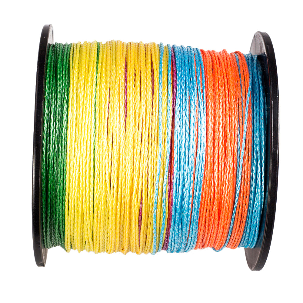 100M 109Yds Multicolor 6lb-100lb HERCULES PE Braided Fishing Line 4 Strands